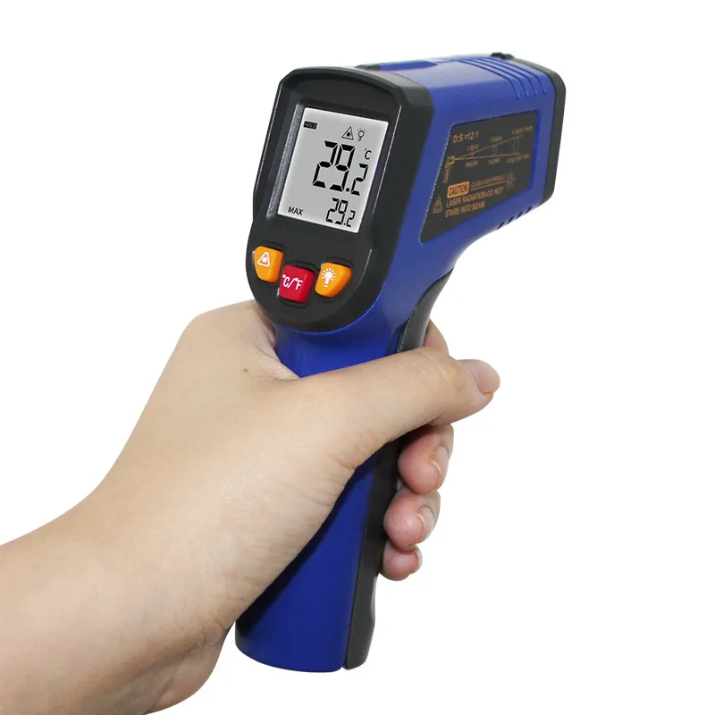 600 Celsius Non Contact Infrared Thermometer with Adjustable Emissivity TS600