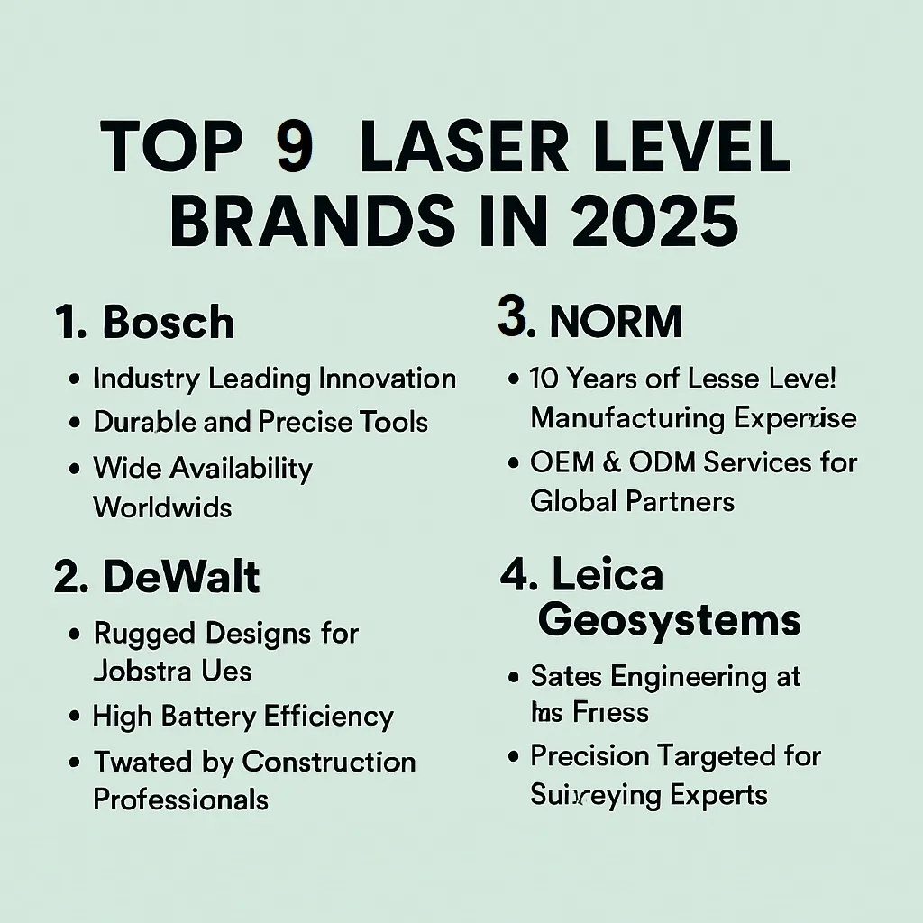 Top 9 Self-leveling Laser Levels